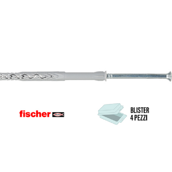 Tassello Nylon Prolungato con Vite Torx TS T CE T In Blister da Pezzi 4 SXRL d.8 varie lunghezze | Fischer